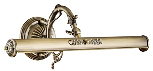 MAYTONI DECORATIVE LIGHTING Moderne Schlichte Bilderleuchte Picasso - mattes Metall in Messing Farbe - Lichteinstellung, 2-flammig - exkl. E14 2x 25W 220W - für Wohnzimmer, Lobby, Büro