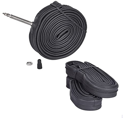 VeloChampion Cámara de Aire 700C x 25/32C para Bicicleta de Carretera con válvula Presta Longitud de la válvula: 48 mm (Paquete de 3)