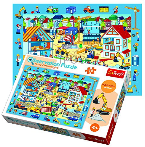 Puzzle 70 Teile - Puzzle Observation - Baustelle