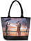 VON LILIENFELD Handtasche Damen Motiv Kunst Theo Michael Hommage to The Singing Butler Motiv Kunst Shopper Maße cm L42 x H30 x T15 Strandtasche Henkeltasche Büro