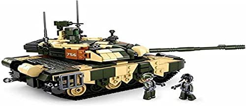 Schwerer Kampfpanzer (772 Teile) [M38-B0756], Spielset, Klemmbausteine, Soldaten, mit Spielfigur, Army, Sluban SL95616