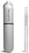 The Last Co. Reusable + Portable Telescopic Stainless Steel Straw with Keychain Case (Arctic Silver)