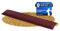 SANTERGO Wrist Rest for Keyboard - Ergonomic Palm Rest Made of Organic Millet Chaff, Anti- tendonitis for Laptop & Computer, Easy Typing, Cushion Support in Bordeaux