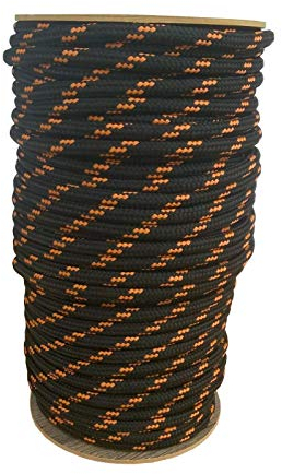 Polypropylenseil PP Seil Schnur PP 8mm 50 M schwarz