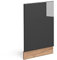 Vicco Frontblende Fame-Line, Anthrazit Hochglanz/Goldkraft Eiche, 45 cm ohne Arbeitsplatte