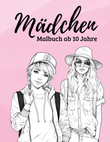 Mädchen Malbuch ab 10 Jahre: Model Malheft I über 35 Portraits zum Ausmalen I Kreativität und Entspannung I Beschäftigungsbuch I Kreative Entfaltung