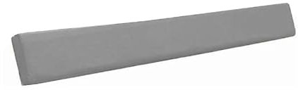 Monbaer Individuelle Größe Bett Matratze Kissen Gap Filler, Füllen Sie die Lücke zwischen Ihrem Kopfteil und Matratze, weiches Kopfteil Kissen Kissen Armlehne Unterstützung Pad, Hellgrau, 200x20x10cm