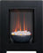 Adam Monet Fireplace Suite in Black with Electric Fire, 23 Inch