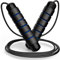 Verstellbares Springseil für Männer, Frauen, Kinder - Training, Fettverbrennung, Workout, Zuhause oder Fitnessstudio, Persönliches Training, Blau