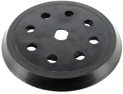 Trade-Shop Klett 8-Loch Schleifteller/Haftteller/Stützteller 125mm kompatibel mit Black & Decker BD190, KA190, SPEC375 ersetzt 797157-01