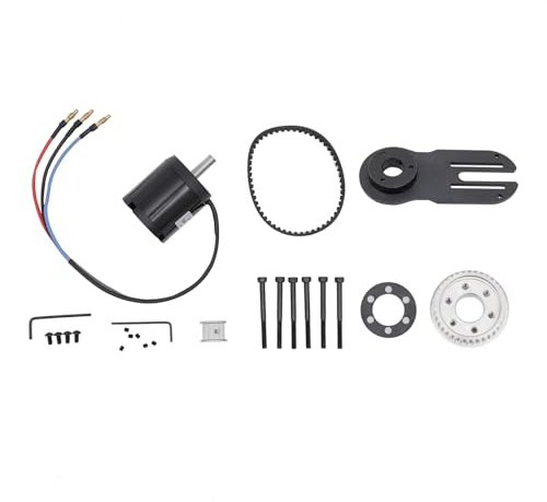 vinnyooc 1800W Skateboard Umlenkrollen, Skateboard Rollen Set Kit N5065, Motor Riemenscheiben Kit 7-9n/M Tragfähigkeit 264,6 lbs für Modell-Flugzeug-Roller, Fahrrad-Elektrofahrzeuge
