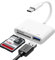 USB C SD Card Reader,USB C to SD Card for iPhone 15/iPad/Mac/Laptop, Type C Memory Card Adapter for iMac, iPad Pro/Air/Mini, MacBook Pro/Air, MicroSD/SD,Galaxy
