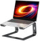 urmust Laptop Stand for Desk Aluminum Computer Stand Riser Holder Mount for Laptop Compatible with MacBook Air Pro, Dell, HP, Lenovo Samsung, Alienware All Laptops 11-15.6(Black)