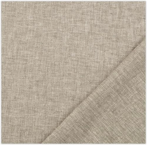 Halbleinen Meterware gemustert Fischgrat - Leinenstoffe Spitzköper - Halbleinen - Leinen Uni - Leinengewebe - Leinen Baumwoll Gemisch - 50cm, Farbe: 028 d.grün