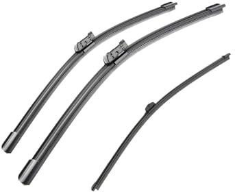 Escobillas limpiaparabrisas para Audi Q3 Sportback 2018 2019 2020 2021 24+34;+20+34;+14+34; 3 Piezas Limpiaparabrisas Delantero y Trasero