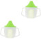 QUMIIRITY 2piezas Vaso De Aprendizaje Para Bebés Con Escala Transparente y Doble Asa Taza Portátil Para Entrenamiento De Hidratación Infantil Para Niño Niña y Niñas