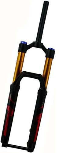 JJHIOI Forcelle MTB Forcella di sospensione per mountain bike 27,5 29 pollici Asse passante 15 × 110 mm MTB Air Suspension Fork Travel 150 Mm Regolazione rimbalzo 1-1/8 Tubo diritto Blocco manuale