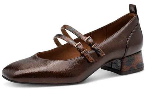 Tamaris Damen Pumps Vegan braun 40