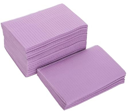 FOYTOKI 50pcs Disposable Nail Art Table Cover Oil Resistant Nail Mat for Manicure Salon Use Table Cushion