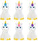KONTONTY 2sätze Mini Einhorn Badespielzeug Duschspielzeug Für Einhornfigur Spielzeug Einhorn Baden Spielzeug Material Schadstofffrei
