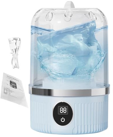 Lavadora Portátil, Lavadora De Encimeras Portátiles | Energía De Bajo Consumo, 3 Programas De Lavado, El Dispositivo Garantiza UDe Viaje Para Calcetines Para Ropa Interior De Ropa De Bebé