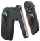 JEMDO Impugnatura di Ricarica Compatibile con Switch2, Impugnatura Caricatore per Controller a Forma di V Accessori di Gioco per Joy-con2,Design magnetico，Batteria integrata,USB di tipo C,Nero