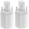 SHINEOFI 2Pcs Gd to Light Socket Converter Adapter Safe Reliable Bulb Holder for LED Cfl Multi Use in Home and Office Circuit Protection Compatible with Various Bulb