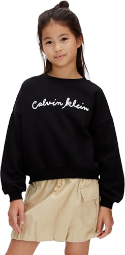 Calvin Klein Mädchen Ck Crewneck Sweatshirt Lvcksjb25g Andere Sweatshirts