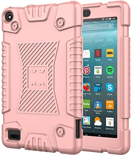 Tablet-Reise Compatible with Kinder Compatible with Kindle Fire 7 2019/2017/2015 (9./7./20er Generation) Fall, Compatible with Fire 7 Fall Stoßfest Robuste Tropfenschutzabdeckung Schutzhülle Anti-Herb