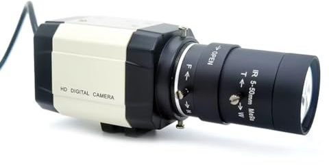 Asyduey USB-Webcam 30fps 2560x1440 MJPG-Kamera Varifocal-Zoom-Objektiv 2,8-12mm/5-50mm 5-50mm