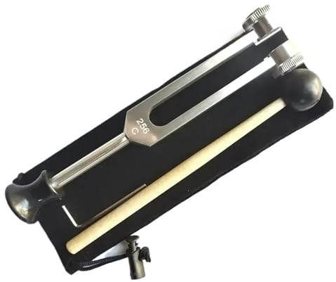 Stimmgabel Therapie Aluminium-Stimmgabel 256 Hz, 432, 384, 528 mit Basis-Resonanz-Stimmgabel-Set(256Hz)