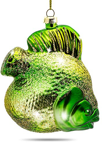 Sikora BS377 Fisch Christbaumschmuck Glas Figur Weihnachtsbaum Anhänger