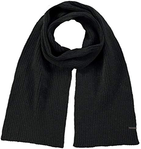 Barts Herren Wilbert Scarf Schal, Schwarz (BLACK 0001), One size (Herstellergröße: UNI)