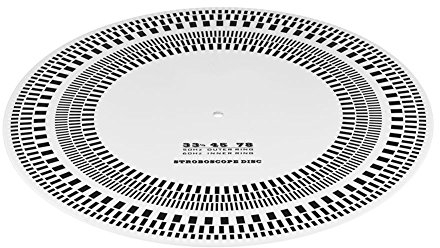 Profesional LP Tocadiscos de Vinilo Disco de Grabaci¨®n Disco de Estroboscopio de Disco