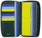 DUDU Portafoglio Donna Grande con Cerniera RFID in Pelle Nappa Zip Around 14 Tasche Porta Carte di credito e Portamonete Mangrove