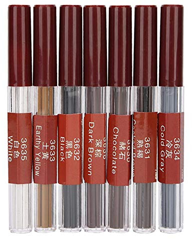 Fydun Mine de crayon de couleur de 2,0 mm, 7 recharges de plomb de couleur assorties, plombs de crayon mécanique gras et 90 mm de haut, 8 pièces pour chaque couleur