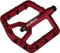 Xpedo Unisex – Erwachsene Trident Pedal, Rot, 9/16