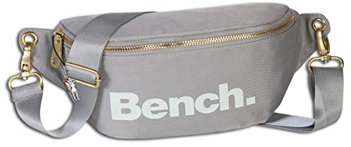 Bench stylische Hip Bag Polyester Gürteltasche grau 25x14x8,5 Hüfttasche OTI303K Nylon Gürteltasche
