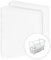 2X Jersey 100% Cotton Fitted Sheet for 90 x 40 cm Baby Crib Cradle Mattress (White)