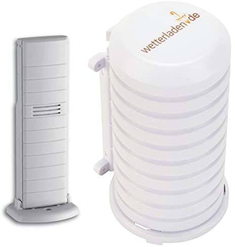 TFA Dostmann WD Aussensender, 30.3156, für TFA Wetterdirektmodelle, L 39 (51) x B 21 (46) x H 129 (135) mm, mit Wetterschutzgehäuse