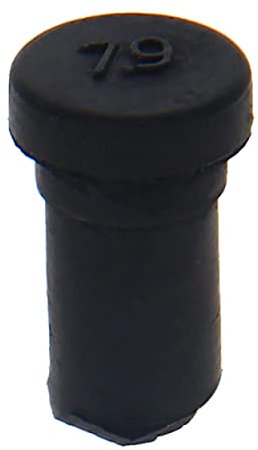 Heyiarbeit SPR-079 Rubber Stopper 7.9mm Dia Seal Hole Insert Stopper for Cable Gland Hole Black Tone 5 PCS