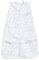 Halo Baby Schlafsack Swaddle | 1.5 Tog Sleepsack | 100% Baumwolle, Blaue Monde für Neugeborene | Einfacher Zip -Zugriff von Windelwechsel | Tragbare Decke Grow -Bag | Jungen & Mädchen, 0-3 Monate