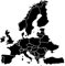 Generisch Adesivo per mappa dell'Europa (43/8/2) (colori a scelta dalla tabella dei colori, 50 x 50 cm)