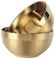 DECHM Stainless Steel Bowl,Soup Bowl,Lightweight Serving Bowl,Cereal Bowl,BPA Free Double-Walled Insulation,Easy to Clean,Set of 2, 11CM,300ML, Gold