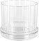 Orchitop Scoop M-Set - Design Orchideentopf inkl. Untersetzer für alle Orchideen, Farbe transparent