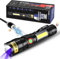 DBSOOSC UV 365nm Torches USB Rechargeable LED Flashlight 3 in 1 Blacklight, Ultraviolet Wood's Lamp, Amber/Fluorescer Detection, Detector for Pet Urine, Black Lights 365 nm, Magnetic Base