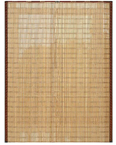ZHUOZ1T Wohnzimmer Eingang Bambus Vorhang,Einfache Schiebetür,Faltschiebetür,Shop Tür Vorhang,Verdunkelungsvorhang,Japanischer Türvorhang,Balkon Sonnenvorhang,Anpassbar (WxH:220x120cm(87x47in))