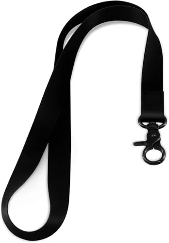 HONZUEN Lanyard, Long Cool Lanyard for Keys, ID Badges, Pure Black