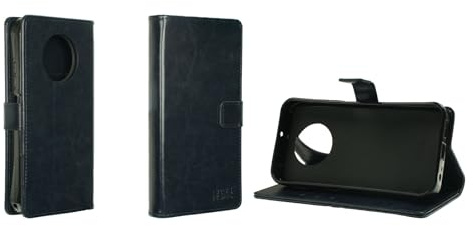 caseroxx Bookstyle-Case für Gigaset GX4 / GX4 Pro, blau | Aufklappbare Buch-Schutzhülle mit Innenfächern und Rundumschutz für den Alltag, aus Kunstleder