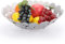 IGNPION Countertop Fruit Holder Basket - Metal Storage Bowl for Kitchen & Dining Table Display - Bread Vegetable Stand, Silver